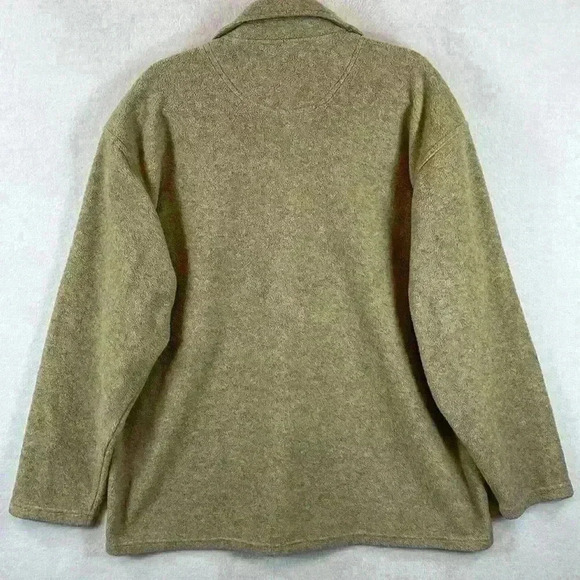 Marino Bay Men’s Fleece Top Size XL Tan Polyester Shirt Jacket Shacket - Picture 4 of 8